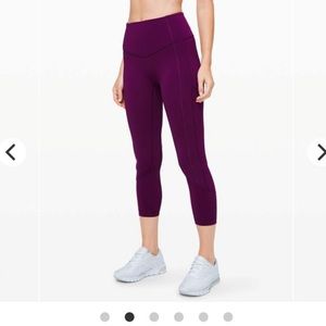 Lululemon All The Right Places Crop In Marvel